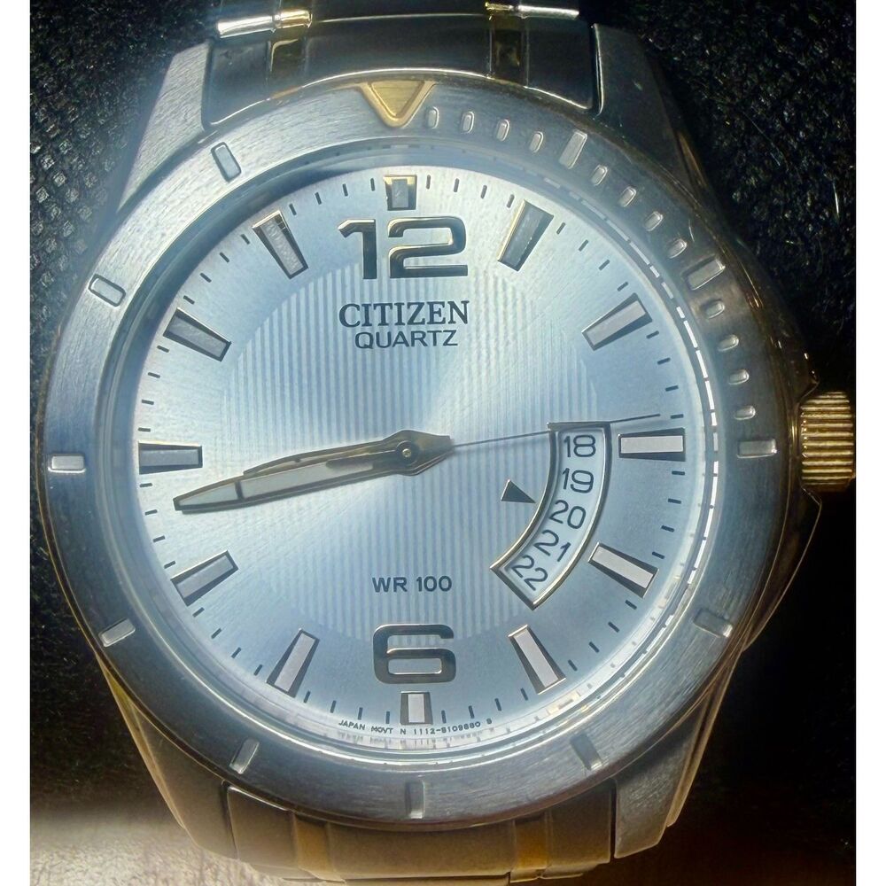 Citizen Men’s Quartz Watch (1112-S075581) – Fresh Battery!